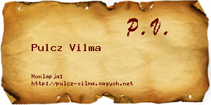 Pulcz Vilma névjegykártya